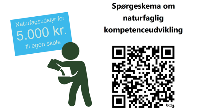 QR kode til undersøgelser om kompetenceudvikling i grundskolen.